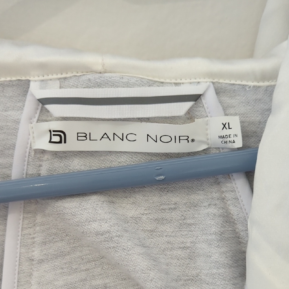 Blanc Noir Light Gray Hooded Trench Coat - Picture 6 of 13